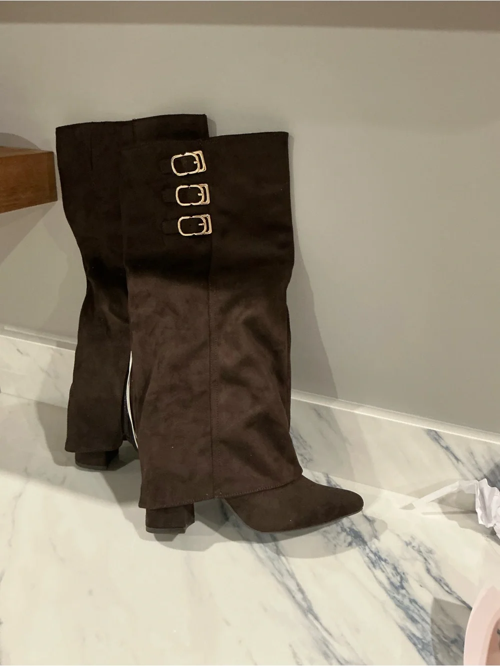 Women's Tall Brown Side‑Zip Boot